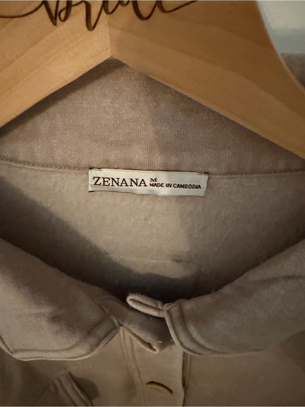 Zenana Outfitters Ash Mocha Oversized Utility Jacket - Picture 3 of 3